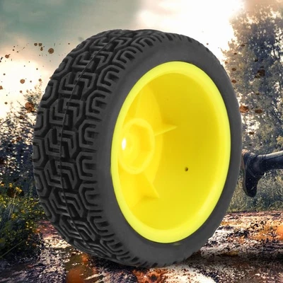 4 Stück 1/10 RC Flat Car Reifen Aus Hochwertigem Material Für HSP / HPI RC Autos - Bild 1 von 4