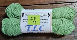 TLC ESSENTIALS Yarn🧶Color: 2680 EDEN GREEN🧶2.4 oz. Skein🧶SOLD PER SKEIN - Picture 1 of 4
