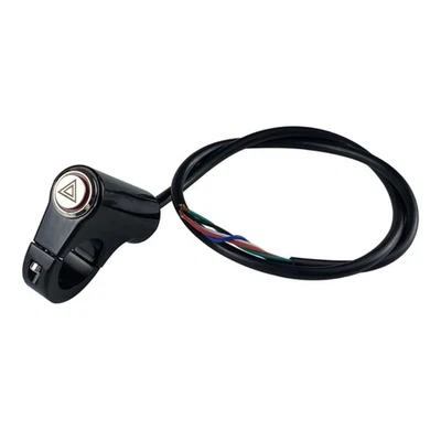Universal Motorcycle Handlebar Mount Light Switch Waterproof Flash Switch Button - Image 1 of 4