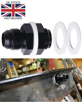 SEJDORFO AN -10 AN10 10AN Fuel Cell Tank Bulkhead Fitting Black Oil Catch Tank Drain
