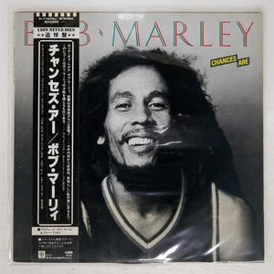 BOB MARLEY CHANCES ARE WEA P11079J Japan OBI INSERT VINYL 12 - Picture 1 of 1