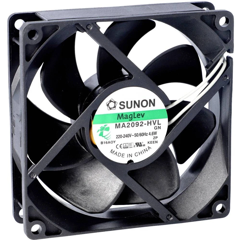 Sunon CF2092HVL-1000U-999 Axiallüfter 230 V/AC 88.32 m³/h (L x B x H) 25 x 92 x - Bild 1 von 1
