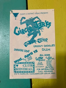 CIRCLE JERKS Tales of Terror Groovy Ghoulies 4/18/84 Sacramento Flyer original - Picture 1 of 2