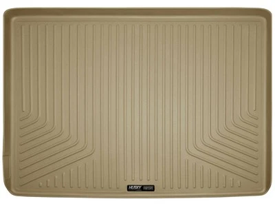Husky Weatherbeater Cargo Mat Fits 15-20 Esclde ESV,Sbrbn,Yukn XL w/3rd Bnch Tan Foto 1 de 4