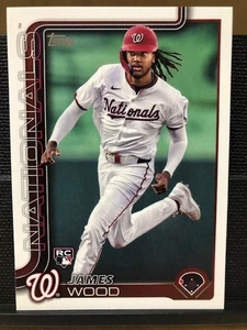 2025 Topps Series One - Card #181 James Wood, Chase (RC) - NM - Picture 1 of 10