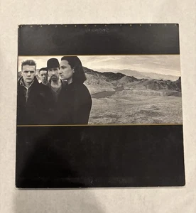 U2 Joshua Tree Vinyl LP Record Album With Poster Tested - Imagen 1 de 5