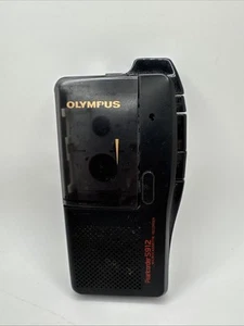 UNTESTED Olympus Pearlcorder S912 Black MicroCassette Pearlcorder Voice Recorder - Picture 1 of 7