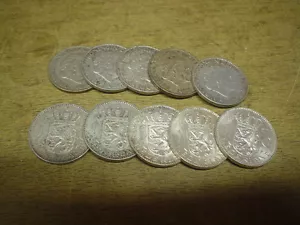 Anlegerposten, Niederlande Silber , 10 x 1 Gulden , 65 gramm, Investorenpaket - Afbeelding 1 van 1