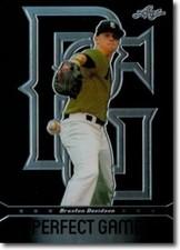 BRAXTON DAVIDSON 2013 Leaf Perfect Game Rookie BLACK METAL CHROME REFRACTOR