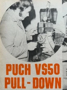 PUCH VS50 ORIGINAL 1974 MOTORÜBERHOLUNG ARTIKEL 2 SEITEN - Bild 1 von 4