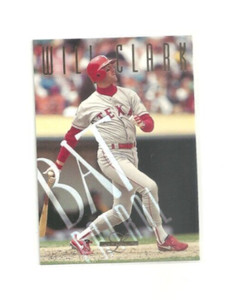 1995 Leaf Limited Bat Patrol Will Clark #11 of 24 MINT!!!