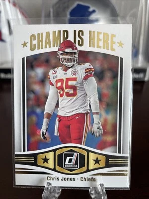2023 Panini Donruss - Champ is Here #CIH-16 Chris Jones - Image 1 of 2