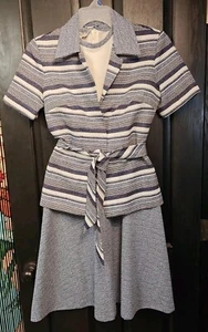 VTG Bleeker Street Shift Dress And Jacket Size 14 - Picture 1 of 5