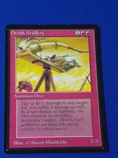 MTG x1 Beta ORCISH ARTILLERY. NM Never Played see pics Fazmataztical_dragon