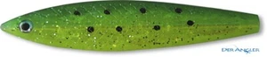 Rhino Softfish Lure f Flasher Trolling Lachs 10,5cm gold/green dolphin ABVERKAUF - Picture 1 of 1