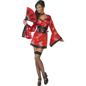 Sexy Geisha Kostüm Chinesin M 40/42 Sinnliche Geiko Verkleidung Maiko Okiya-Frau - Bild 1 von 3