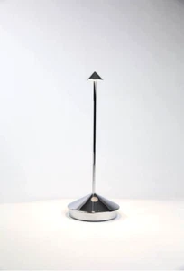 Zafferano Pina Pro LED Table Lamp (Color: Glossy Chrome) in Aluminum, IP54 Prote - Picture 1 of 9