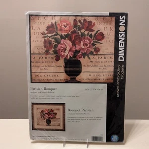 Dimensions Crewel Kit Parisian Bouquet 14" x 11" #1542 Kimberly Poloson 2006 - Picture 1 of 5