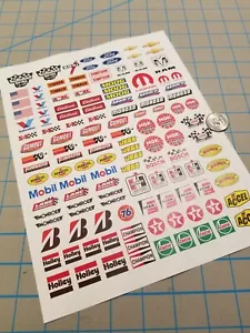 New RC Scale Racing Decals No.1 for TAMIYA HPI LOSI KYOSHO 1/8 1/10 1/12 - Picture 1 of 2