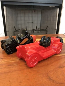 Oldtimer Avon rotes Auto & schwarzes Auto Sammlerflaschen - Bild 1 von 17