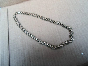 Antique Victorian 19c. Gold Filled Book Chain Necklace 54cm long - Picture 1 of 6