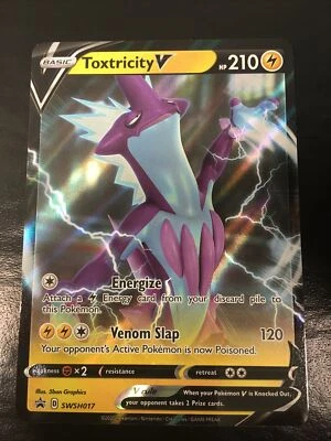 Toxtricity V SWSH017 Black Star Promo Sword and Shield Pokemon Card  - Image 1 of 4