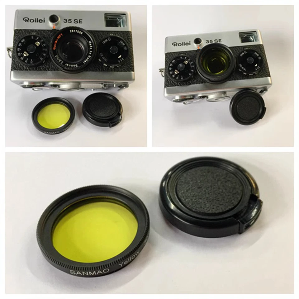 Yellow  Filter  for Rollei 35S 35SE 40/2.8 with cap - Image 1 of 4