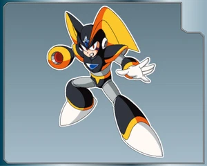 Calcomanía de vinilo #6 bajo de Mega Man para autocamión y computadora portátil pegatina - Imagen 1 de 1