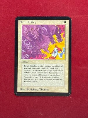 MTG Blaze of Glory Alpha Magic the Gathering - Image 1 of 2