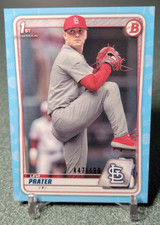 Levi Prater - 2020 Bowman 1st Sky Blue /499 #BD-125 - St. Louis Cardinals