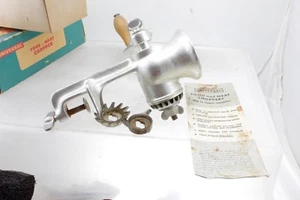Universal # 2 Food Chopper Meat Grinder Manual complete w/ instructions In Box - Picture 1 of 7