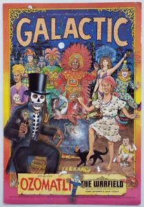 Galactic Concert Poster 2000 BGP-252 Warfield - Picture 1 of 1