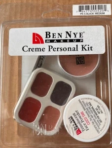 New - Ben Nye Theatrical Makeup Kit In Black Medium Shades (A7) - Picture 1 of 2