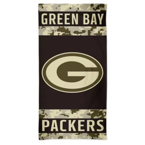 GREEN BAY PACKERS DIGITAL CAMO 30"X60" SPECTRA BEACH TOWEL NEW WINCRAFT 🤠 - Picture 1 of 1