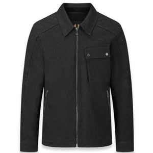 Belstaff Outrider Cordura Giacca Sopracamicia Moto - Nero - Foto 1 di 5