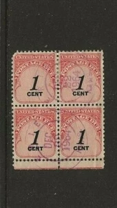 US Stamp #J89 Block Fine/Very Fine Used Cat.Value $1.00                  #407 - Picture 1 of 1