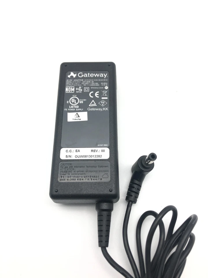 Original W Gateway Netzteil AC Adapter Ladegerät kompatibel für ADP-65HB AB - Bild 1 von 3