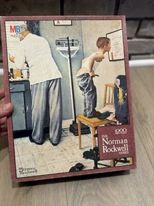 Vintage Norman Rockwell Puzzle at the doctor 1000 pieces - Picture 1 of 3