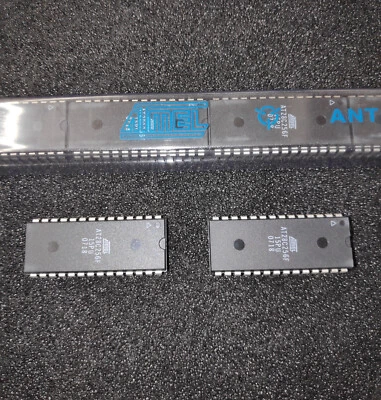 2 Stück/pcs - AT28C256F-15PU ATMEL DIP28 - 256K ( 32Kx8) Parallel EEPROM 28C256 - Image 1 of 3