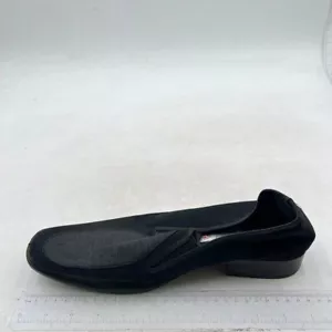 Black Men's Loafers Casual Slip On Driving Shoes Square Toe Soft Summer Shoes - Picture 1 of 7