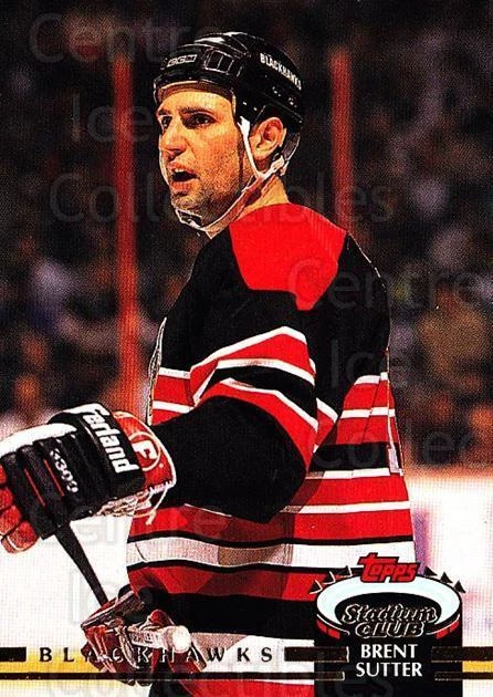1992-93 Stadium Club #428 Brent Sutter - Image 1 of 1