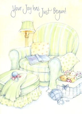 Congratulations New Baby Boy Or Girl Shelly Reeves Smith Lang Greeting Card - Image 1 of 3