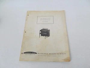 Vintage Hammond Orgel M-100 Bedienungsanleitung - Bild 1 von 2