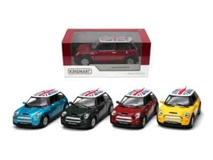 Modellino Auto Mini Cooper S UK. Auto Giocattolo Scala 1:28 con Porte Apribili. - Foto 1 di 37