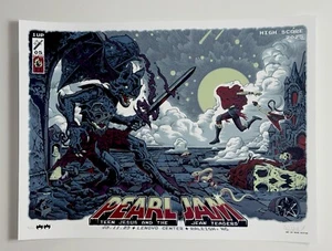 Póster Pearl Jam Raleigh NC 5/11/25 Variante Oficial AP Serigrafía S/N X/100! - Imagen 1 de 13