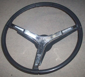 1968 68 AMC Rambler Rebel Steering Wheel w/ Horn Bar Used Core Only - Foto 1 di 11