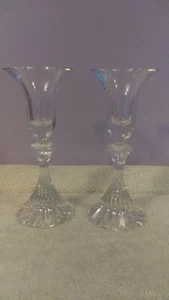 Mikasa par de candelabros de cristal The Ritz 6 1/4" de alto OH2018 - Imagen 1 de 7