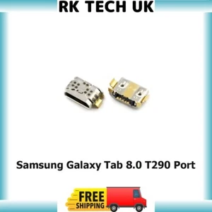 X2 Samsung Tab A 8.0 2019 T290 T295 Micro USB Charging Port Socket Replacement - Picture 1 of 1