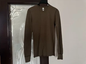 American Apparel Standard Henley Dexter Morgan Kill Thermo Shirt XS olivgrün - Bild 1 von 4