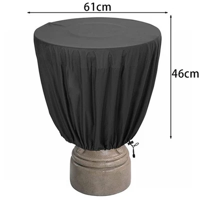 Brunnenabdeckung Gartenbrunnen Draussen Einfache Wartung Schwarze Farbe - Bild 1 von 4